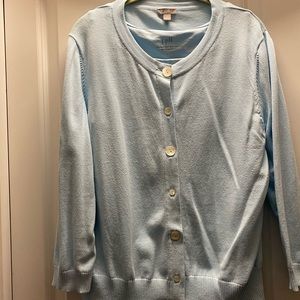 J. Jill light blue Sweater set